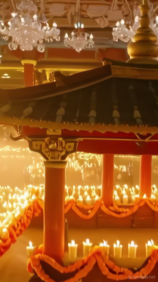 Golden Temple of Vows - Wedding & Events AI stock